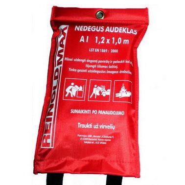 REINOLDMAX nedegus audeklas 2 dydžiai (1,2 × 1 m ir 1,2 × 1,8 m)