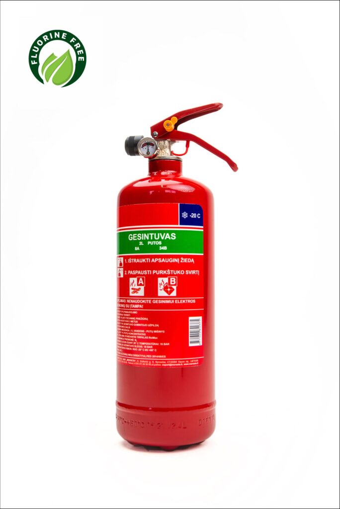 REINOLDMAX vandens putų gesintuvas 2 l (PFAS_free)