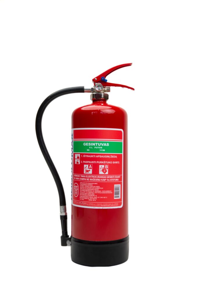 REINOLDMAX vandens putų gesintuvas 6 l (PFAS_free)